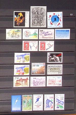 1849-2013, Collection de France en 9 classeurs, bien