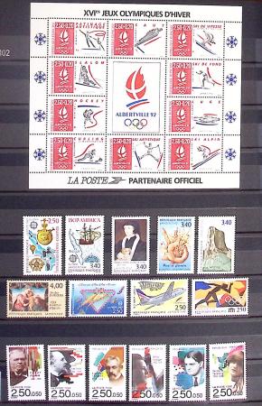 1849-2013, Collection de France en 9 classeurs, bien