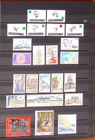 1849-2013, Collection de France en 9 classeurs, bien