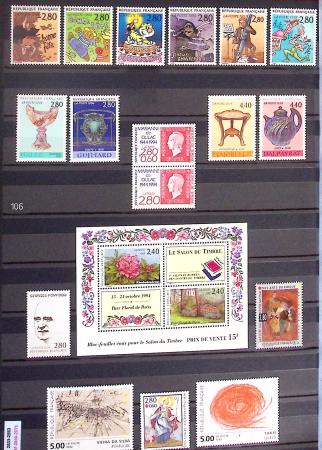 1849-2013, Collection de France en 9 classeurs, bien