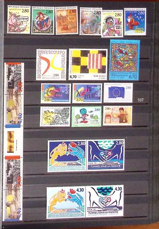 1849-2013, Collection de France en 9 classeurs, bien
