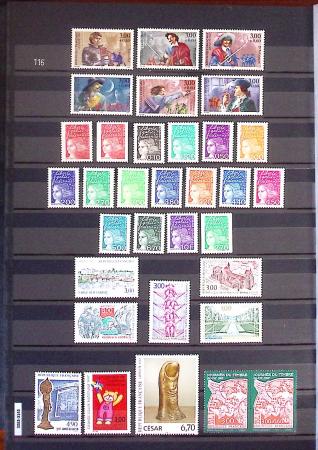 1849-2013, Collection de France en 9 classeurs, bien