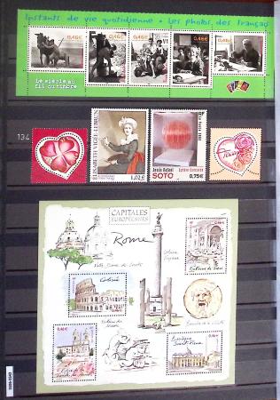 1849-2013, Collection de France en 9 classeurs, bien
