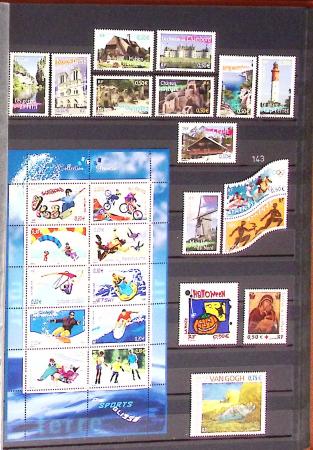 1849-2013, Collection de France en 9 classeurs, bien