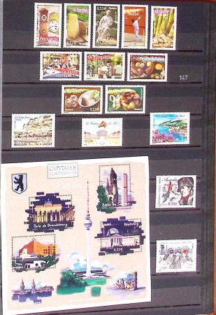 1849-2013, Collection de France en 9 classeurs, bien