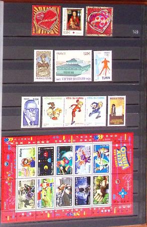 1849-2013, Collection de France en 9 classeurs, bien