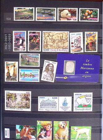 1849-2013, Collection de France en 9 classeurs, bien