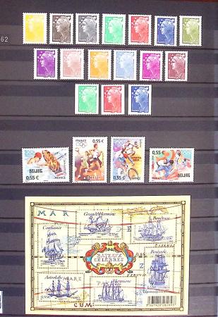 1849-2013, Collection de France en 9 classeurs, bien