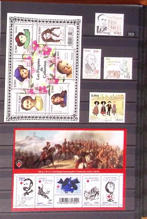 1849-2013, Collection de France en 9 classeurs, bien