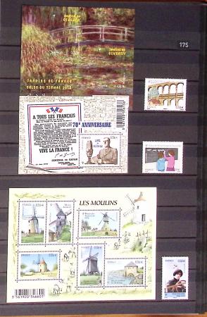 1849-2013, Collection de France en 9 classeurs, bien
