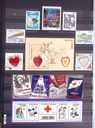 1849-2013, Collection de France en 9 classeurs, bien