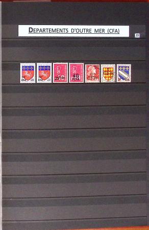 1849-2013, Collection de France en 9 classeurs, bien