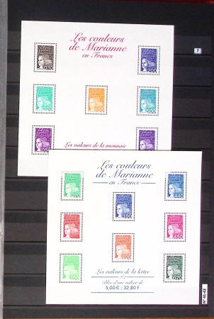 1849-2013, Collection de France en 9 classeurs, bien