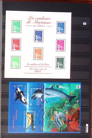 1849-2013, Collection de France en 9 classeurs, bien