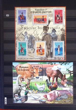 1849-2013, Collection de France en 9 classeurs, bien