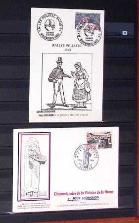 1849-2013, Collection de France en 9 classeurs, bien