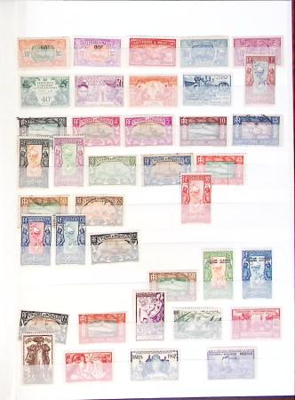 1859-1977, Collection des COLONIES en 17 classeurs,