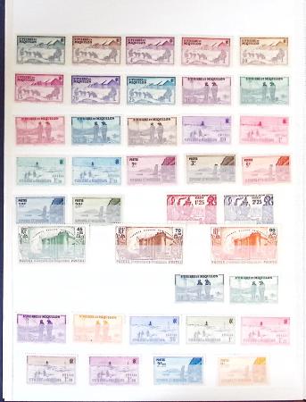 1859-1977, Collection des COLONIES en 17 classeurs,