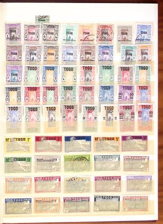 1859-1977, Collection des COLONIES en 17 classeurs,