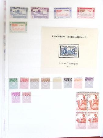 1859-1977, Collection des COLONIES en 17 classeurs,