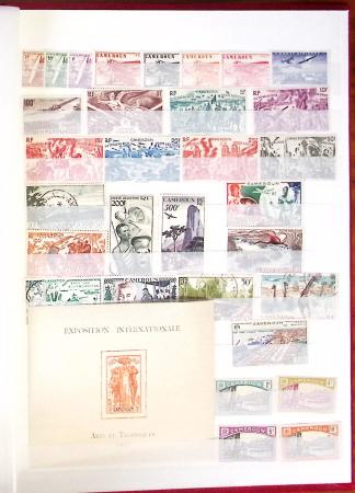 1859-1977, Collection des COLONIES en 17 classeurs,