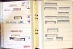 1852-1959, Deux classeurs constituant un stock de timbres