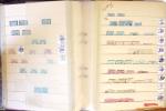 1852-1959, Deux classeurs constituant un stock de timbres