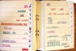 1852-1959, Deux classeurs constituant un stock de timbres