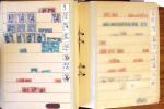 1852-1959, Deux classeurs constituant un stock de timbres