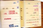 1852-1959, Deux classeurs constituant un stock de timbres