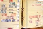 1852-1959, Deux classeurs constituant un stock de timbres