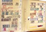 1852-1959, Deux classeurs constituant un stock de timbres