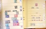 1852-1959, Deux classeurs constituant un stock de timbres