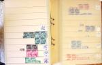 1852-1959, Deux classeurs constituant un stock de timbres