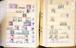 1852-1959, Deux classeurs constituant un stock de timbres
