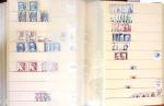 1852-1959, Deux classeurs constituant un stock de timbres