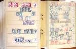 1852-1959, Deux classeurs constituant un stock de timbres