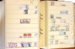 1852-1959, Deux classeurs constituant un stock de timbres