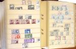 1852-1959, Deux classeurs constituant un stock de timbres