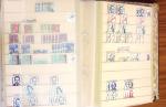 1852-1959, Deux classeurs constituant un stock de timbres