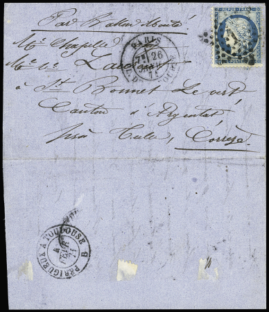 LE GENERAL CAMBRONNE n°37 OBL étoile 1 + CAD "Paris