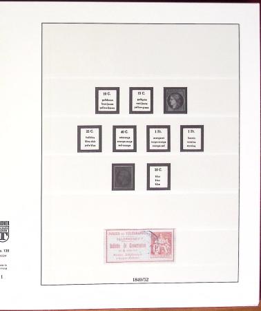 1900-2001, Collection de France en 8 classeurs Lindner,