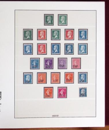 1900-2001, Collection de France en 8 classeurs Lindner,