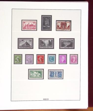 1900-2001, Collection de France en 8 classeurs Lindner,