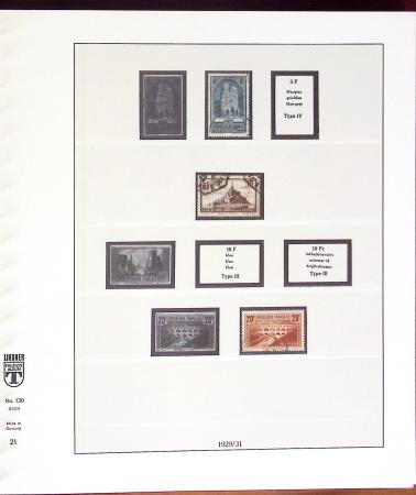 1900-2001, Collection de France en 8 classeurs Lindner,
