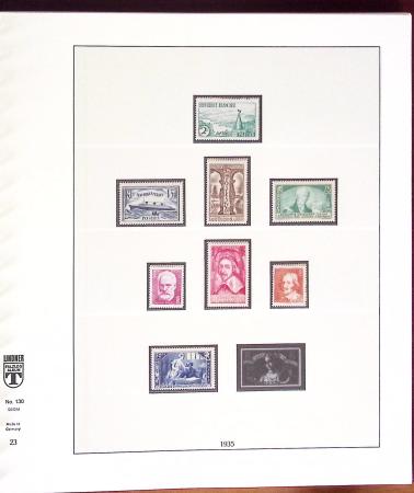 1900-2001, Collection de France en 8 classeurs Lindner,