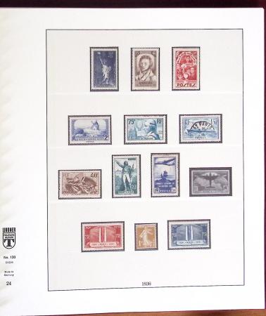 1900-2001, Collection de France en 8 classeurs Lindner,