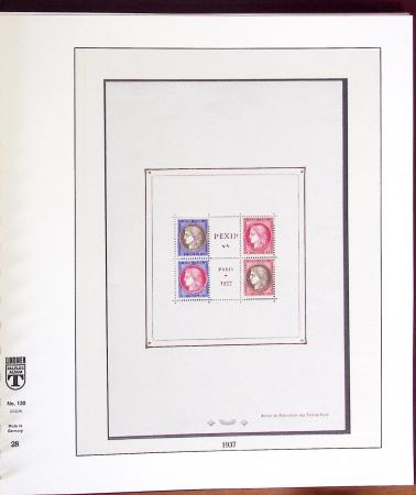 1900-2001, Collection de France en 8 classeurs Lindner,