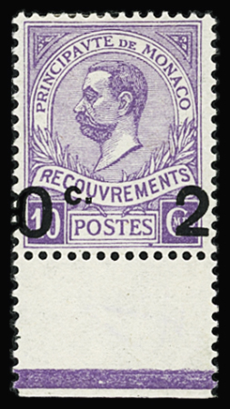 TAXE n°11a variété double surcharge, signé Calves,