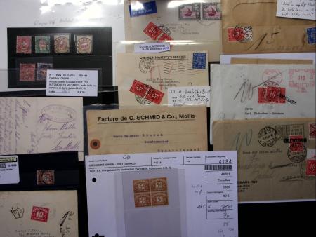 1865-1980, Partie 104 Briefe/Karten in einen Schachtel,
